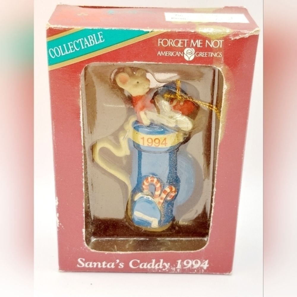 Vintage 1994 Forget Me Not American Greetings Golf Ornament